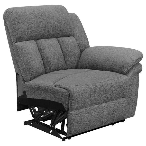 English Elm Divine Five Seat Power Reclining Sectional with Storage Consoles for Theater Rooms B062S01797