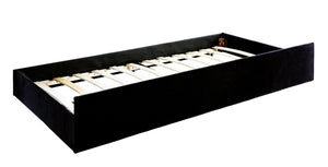 English Elm Transitional Tuxedo Daybed With Trundle - Elegant Upholstered Design, Nailhead Trim & Slat Kit Included B2741S00482-GIGA