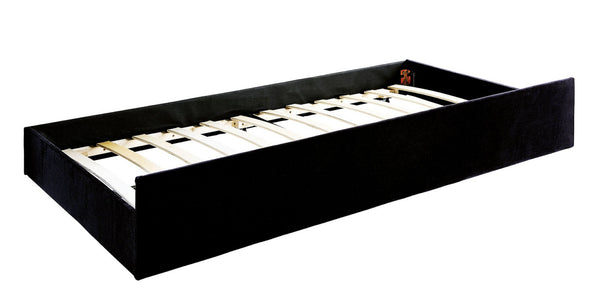 English Elm Transitional Tuxedo Daybed With Trundle - Elegant Upholstered Design, Nailhead Trim & Slat Kit Included B2741S00482-GIGA