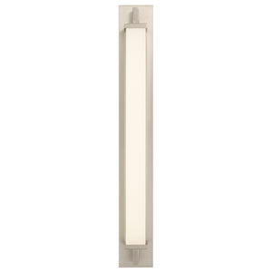 English Elm 34-inches Warm Metallic Led Vanity Light Bar Dimmable with Selectable Color Temperature Brushed Nickel B370P394097