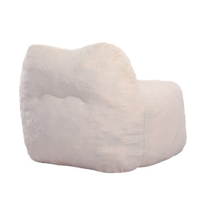 English Elm Bean Bag Chair - Luxurious Faux-Fur Sofa With High-Density Foam, Ideal For Relaxing, Gaming & More! W2200P313788