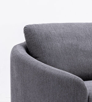 English Elm Yuina Elegant Gray Linen Sofa - Modern Minimalist Design With Durable Comfort For Chic Living Rooms B2726S00044-GIGA