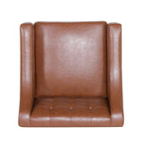 Christopher Knight Home® - Noble House - Deanna Contemporary Faux Leather Tufted Accent Chair