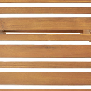 English Elm Christopher Knight Home® - LAHAINA Acacia Wood Foldable Chaise Lounge for Patio & Poolside — Weather-Resistant, Portable Comfort Brown 38.5 L x 24.75 W x 8.5 H 57076.00