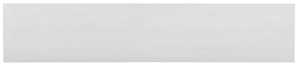 Hooker Furniture Urban Elevation Low Entertainment Console With White Plaster Finish, Cable Management & Speaker Slot 1620-55488-WH