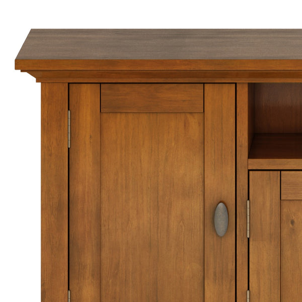 English Elm Redmond 72" Tv Media Stand - Handcrafted Light Golden Brown With Ample Storage & Timeless Design B136P159541-GIGA