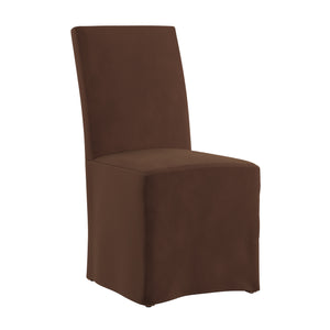 Homelegance By Top-Line Hazel Fabric Upholstered Parsons Dining Chairs (Set of 2) Light Natural Wood