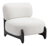 Bombo Accent Chair White 110268 Zuo Modern