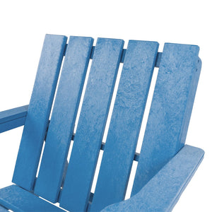 English Elm Shoreline Recycled Hdpe Folding Adirondack Chair Fully Assembled Modern Patio Seating Blue B2745P409684