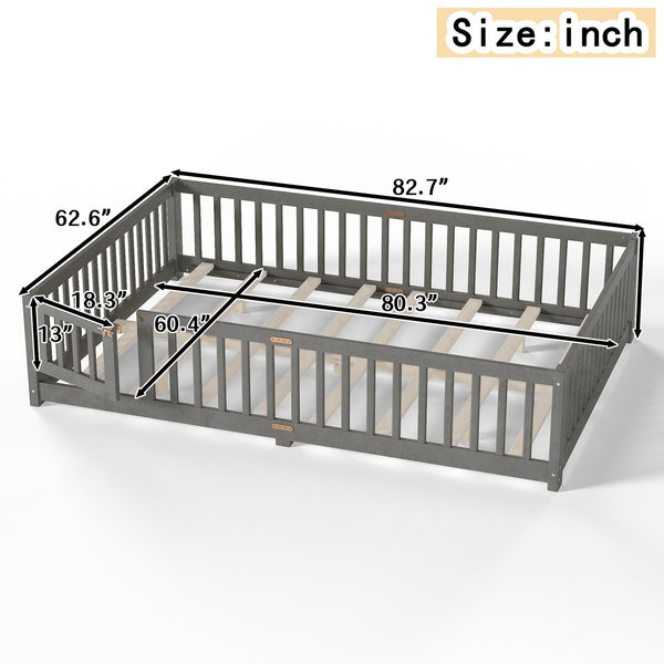 English Elm Twin Xl White Iron Loft Bed with Guardrails and Ladder for Dorm or Teen Room W1580P433579