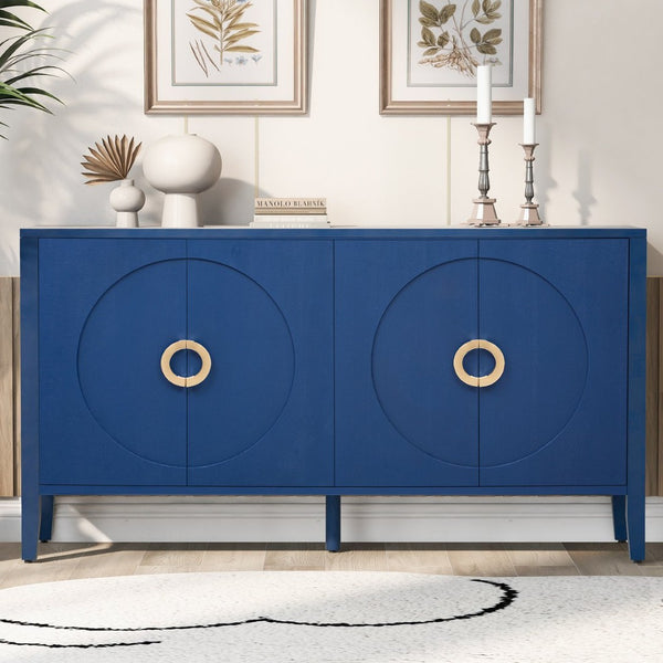 English Elm U_Style Elegant Fir Veneer Cabinet With Modern Textured Finish For Stylish Entryway & Living Room Storage N711P235226V-GIGA