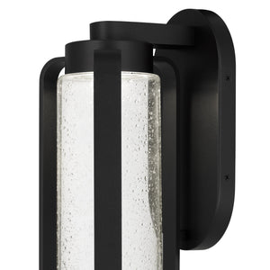 English Elm 15.5 Inch Seedy Glass Led Wall Sconce Dimmable Industrial Vintage Hardwired Indoor Light B370P417687
