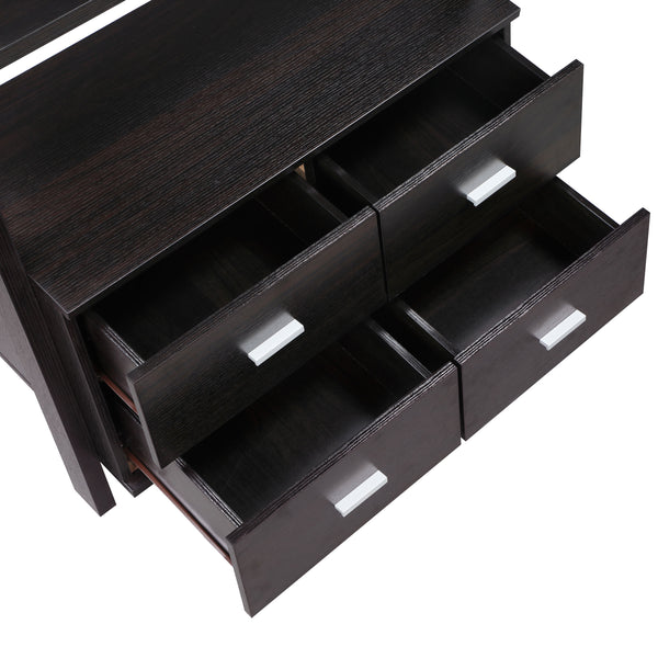 English Elm Blackburn Three Piece Ladder Bookshelf Set with Drawers for Living Room Decor B062S01465