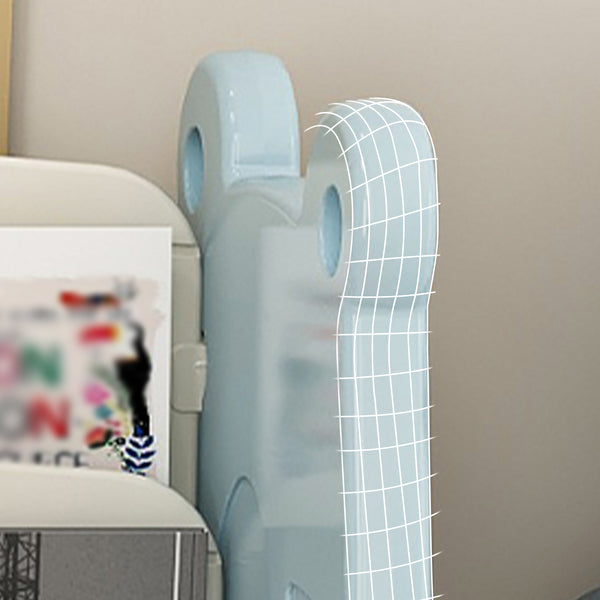 English Elm Kids Toy Storage Organizer with 12 Bins, Space-Saving Non-Toxic Cabinet for Neat Playroom Storage Blue W509P288472