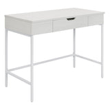 OSP Home Furnishings Contempo Sit-To-Stand Desk White Oak