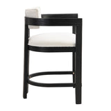 Christopher Knight Home® - Noble House - 26" Counter Height Bar Stool, Upholstered Counter Stools (Set Of 2) -Black