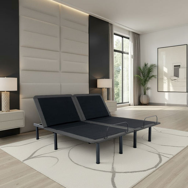 English Elm King Split Flex Top Adjustable Base with Voice Control and Wireless Phone Charging B210S00001