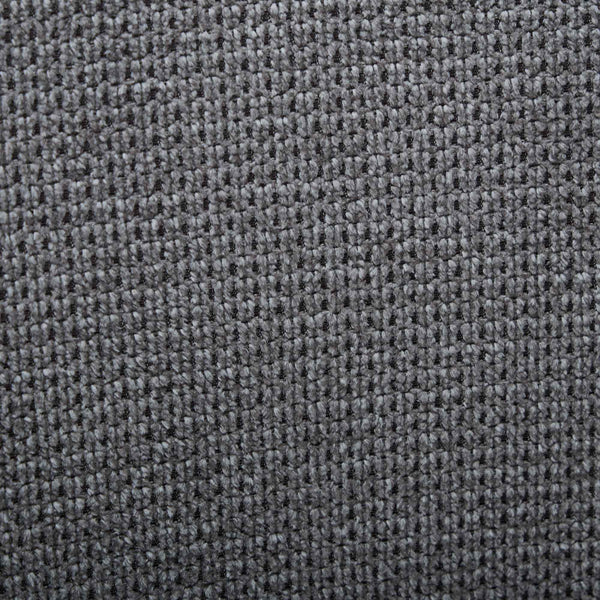 English Elm Modern Dining Chairs Set of 2 with Double-Layer Cushioned Chenille Upholstery, Curved Solid Wood Legs Gray W1143P207920