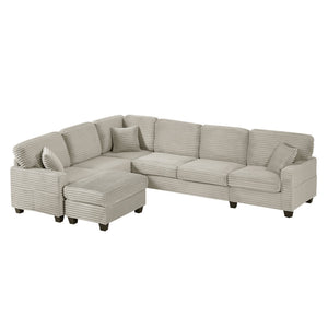 English Elm Swivel Barrel Accent Chair Chenille Tufted Round Club Seat for Living Room Lounge N719S002080R