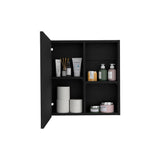 English Elm Medicine Cabinet Clayton, Bathroom, Black