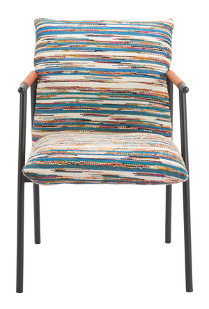 Zuo Modern Reduga Dining Chair In Vibrant Multicolor - Modern Design With Durable Fabric & Stylish Elegance Multicolor 100% Polyester,100% Polyurethane,Steel 110834-zuo-modern