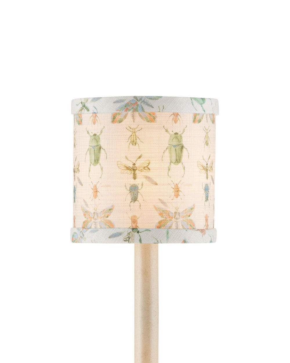 Currey & Company Bug Parade Drum Chandelier Shade - Whimsical Insect Design For Colorful Home Décor And Lighting Multi,Color Cotton 0900-0061-currey-company