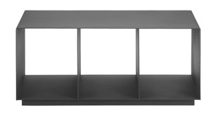 Zuo Modern Kokos Coffee Table In Charcoal - Modern Aluminum Design For Stylish Living Rooms & Lounges Gray Aluminum 704074-zuo-modern