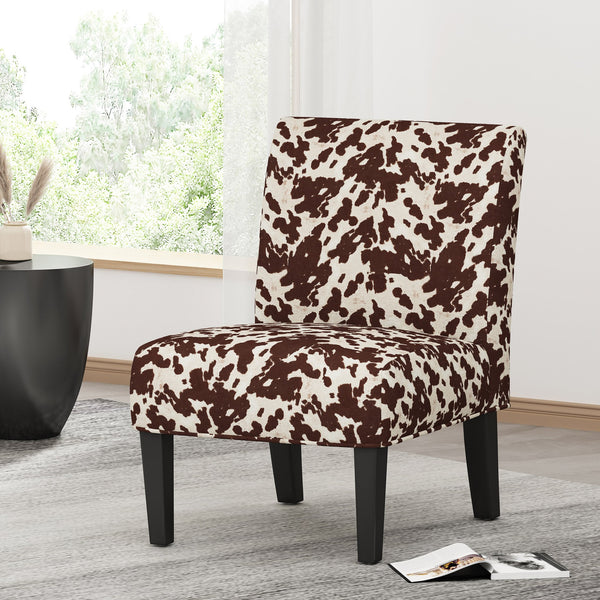 English Elm Accent Chair with Rubberwood Legs Plush Upholstery for Modern Living Spaces N771P218155M