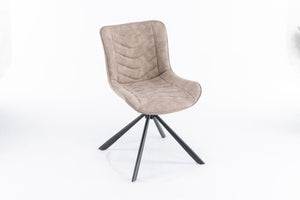 English Elm Mid-Century Modern Tufted Wingback Dining Chair Set Of 2 - Stylish Swivel Chairs For Home & Office T3903P405991