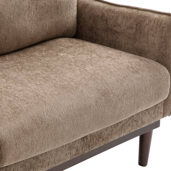English Elm Modern Chenille Loveseat with Pocket Spring Cushions and Rubberwood Legs for Living Room N763P347228D