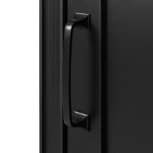 English Elm 20" Black Bathroom Vanity with Ceramic Sink, Soft-Close Door, U-Shaped Adjustable Shelf & Door Racks N729P299364B