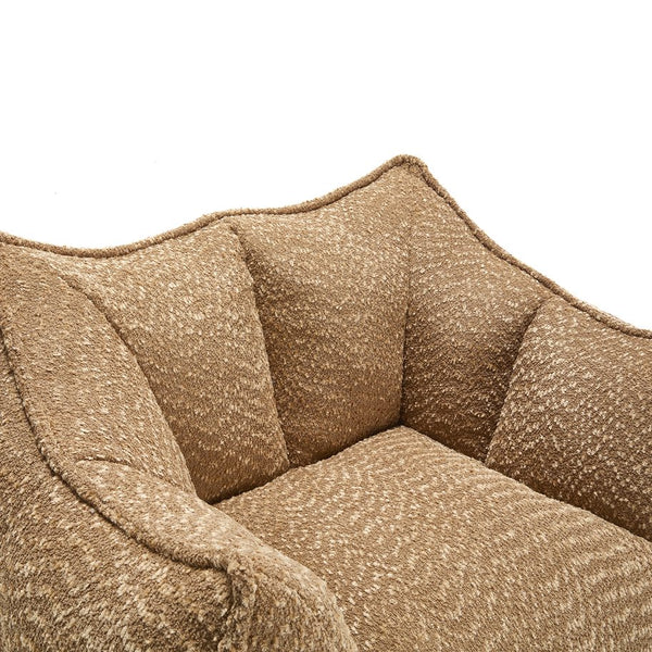 English Elm Sofa plush beanbag chair with superfiber cover and resilient foam filling for ultimate home comfort and relaxation Coffee W1996P252265