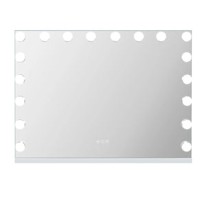 English Elm Vanity Mirror With 18 Led Lights, 3 Color Modes & Usb Charging – Perfect For Makeup & Grooming! W3660P373021-GIGA