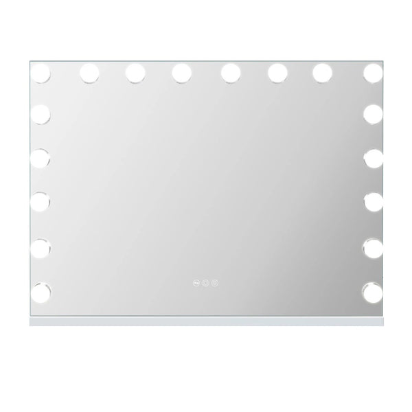 English Elm Vanity Mirror With 18 Led Lights, 3 Color Modes & Usb Charging – Perfect For Makeup & Grooming! W3660P373021-GIGA