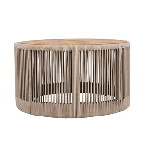 English Elm Christopher Knight Home® - Outdoor Rattan & Acacia Wood Coffee Table - Stylish Patio Furniture For Garden, Balcony & Home N770P298632B