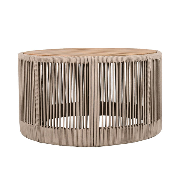 English Elm Christopher Knight Home® - Outdoor Rattan & Acacia Wood Coffee Table - Stylish Patio Furniture For Garden, Balcony & Home N770P298632B