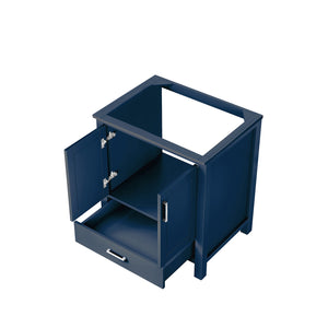 English Elm Navy Blue Bath Vanity 30-in W x 22-in D — Solid Wood, Soft-Close Drawer, Spacious Cabinet & Shelf, Fully Assembled B2731P258796
