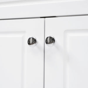 English Elm Christopher Knight Home® - 46" Bathroom Vanity Cabinet Only – 6 Soft-Close Drawers, Double Doors, Pine Legs, Open-Back Design N759P351752K