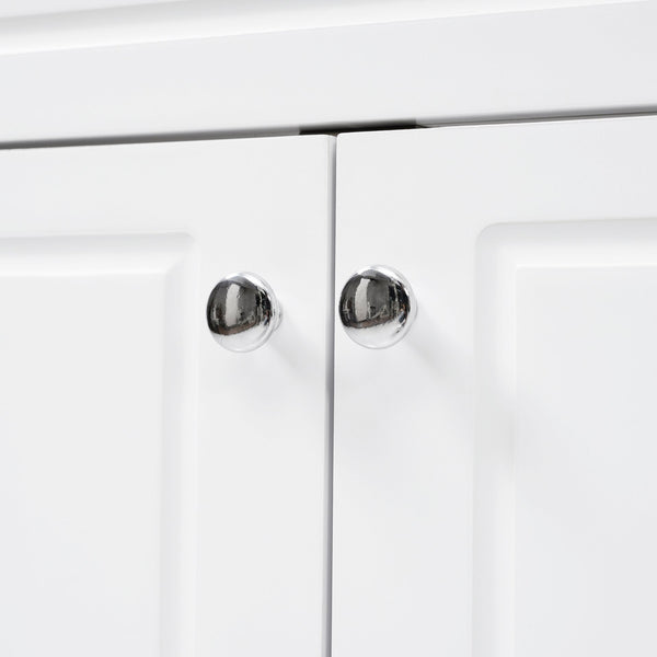 English Elm Christopher Knight Home® - 46" Bathroom Vanity Cabinet Only – 6 Soft-Close Drawers, Double Doors, Pine Legs, Open-Back Design N759P351752K