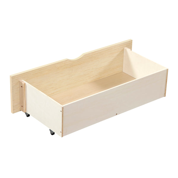 English Elm Daybed Solid Pine Wood Frame Transitional Sofa Sleeper for Studios and Guest Rooms B011S02450