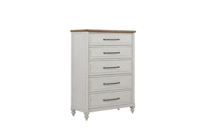 English Elm Drwaer Chest in Cement and Sand Finish — Solid Mindi Veneer, Felt & Cedar Lined Drawers, Classic Elegance B2699P395254