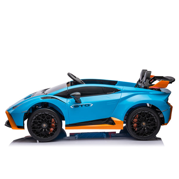 English Elm Lamborghini Huracan Sto 24v Kids Ride on Drift Car with Led Lights and Remote W1578P210769