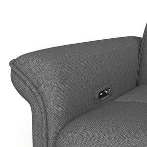 English Elm 270° Swivel Power Recliner Velvet Glider Rocker with Usb Ports for Living Room W1028S00057