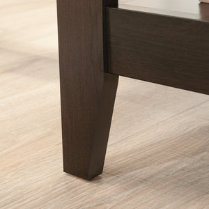 English Elm L-Shaped Desk In Elegant Brown Finish - Spacious Work Surface With Storage & Cable Management Solutions B356P367840