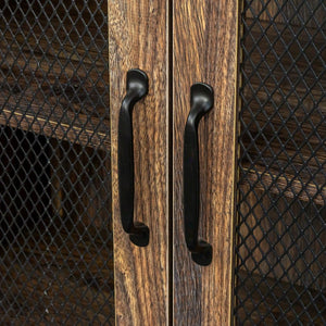 English Elm Tv Stand For Living Room & Bedroom - 80" Industrial Farmhouse Media Console With Open Shelves W331S00123-GIGA