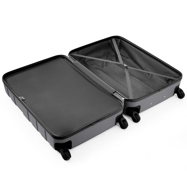 English Elm Luggage Set 3 Piece Abs Hardshell Spinner Suitcase with Tsa Lock Lightweight Travel N726P308259Z