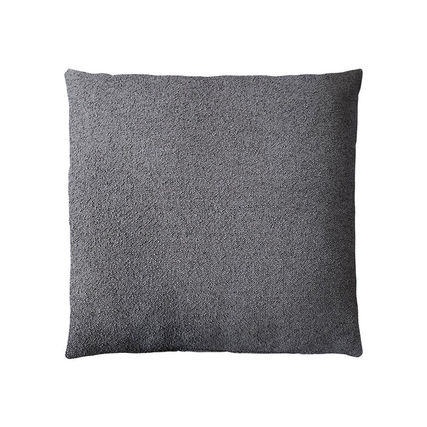 JLA Home Chapel Hill - Solid Feather-Filled Square Pillow 20x20 | Plush, Durable Polyester Shell, Tailored Modern Accent for Sofa Dark Grey CH30-0029