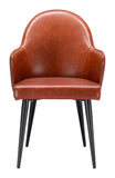 Silloth Dining Chair Brown 110121 Zuo Modern