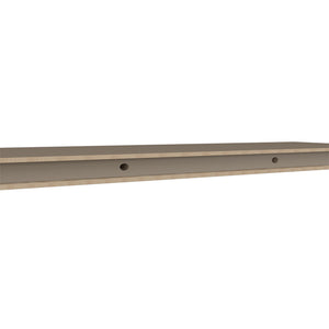 English Elm Floating Shelf Dallas Taupe Set of 2 – Modern Engineered Wood Wall Shelves 32"x10.6" Space-Saving Décor B092P238743
