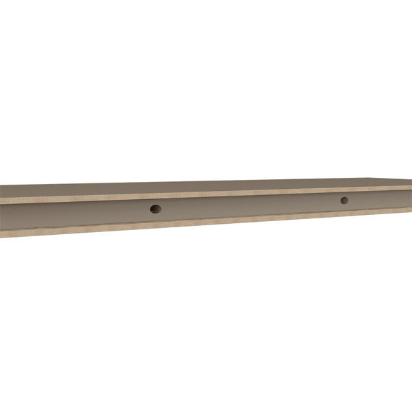 English Elm Floating Shelf Dallas Taupe Set of 2 – Modern Engineered Wood Wall Shelves 32"x10.6" Space-Saving Décor B092P238743